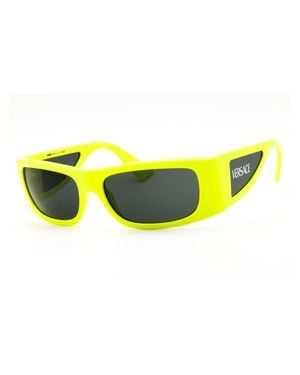 Versace Rectangular Sunglasses - Yellow