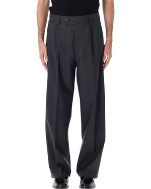 mfpen Pleated Wool Pants - Black