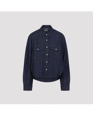 KHAITE Grenon Shirt - Blue