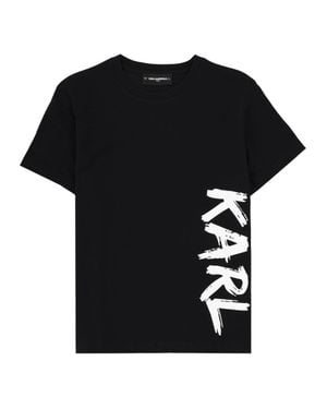 KARL LAGERFELD Classic Boys' Tee Shirt - Black