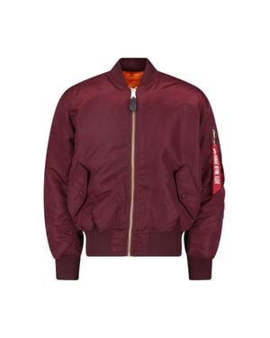 Alpha Industries Flight Bomber Jacket - Red