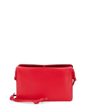 Celine Mini Smooth Leather Shoulder Bag - Red
