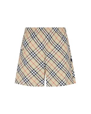 Burberry Signature Check Drawcord - White