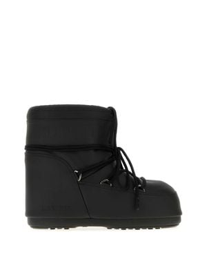 Moon Boot Icon Low Rubber Boots - Black