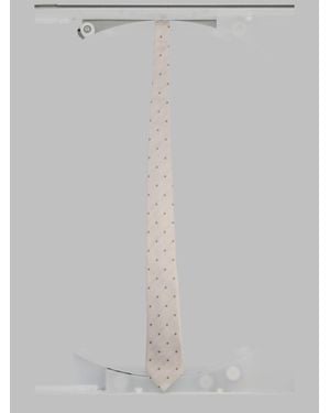 BOSS 100% Silk Tie - White
