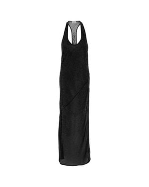 ANDAMANE Halter Maxi Dress - Black