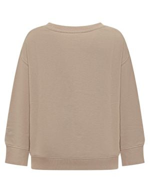 MC2 Saint Barth Cotton-Poly Sweatshirt With Graphic - Natural