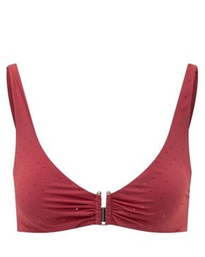 Sundek Mini Bralette Bikini Top - Red