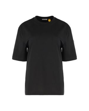 Moncler Genius 4 Moncler Edward Enninful - Cotton T-shirt - Black