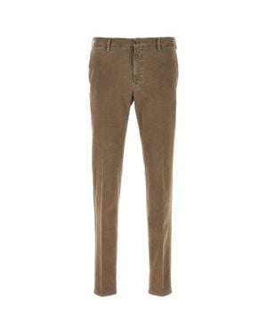 PT Torino Stretch Cotton Pants - Natural