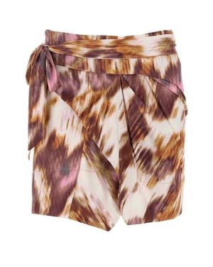 Isabel Marant Isabel Marant Etoile Cotton Berenice Mini Skirt - Pink