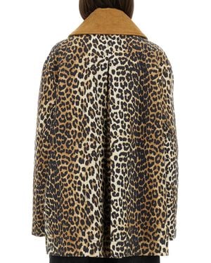 Ganni Organic Cotton Jacket - Brown