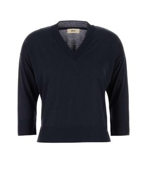 Herno Midnight Lyocell Blend T-Shirt - Blue