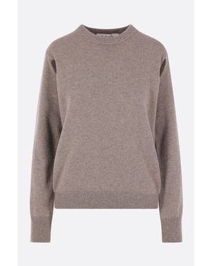 Rohe Ribbed Hem Sweater - Brown