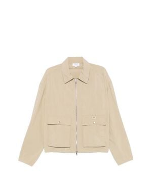 Maison Kitsuné Zip-Front Utility Jacket - Natural
