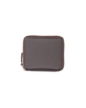 Comme des Garçons Leather Wallet - Gray