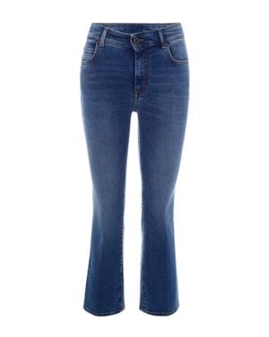 Max Mara Chic Draped Jeans For - Blue