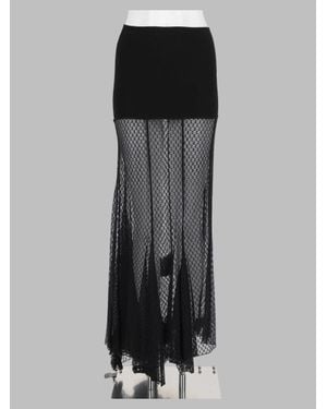 Isabel Marant Stretch Mini Skirt With Sculpted Fit - Black