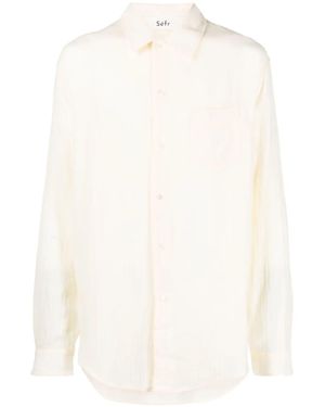 Séfr Premium Cotton Mini Shirt For - White