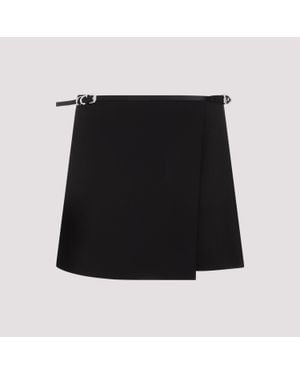 Givenchy Mini Wrap Voyou Skirt - Black