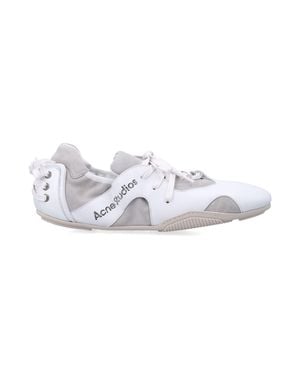 Acne Studios Leather Lace-Up Shoes - White