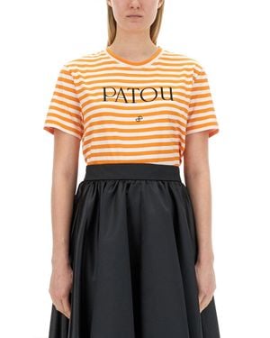 Patou T Shirt With Logo - Multicolor