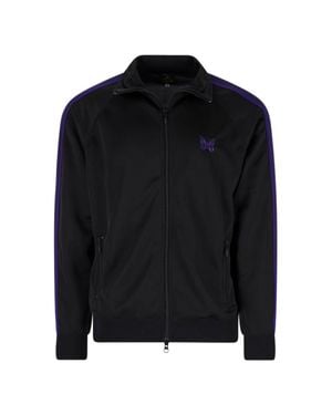 Needles Track Jacket With Contrast Stripe Detail - Black