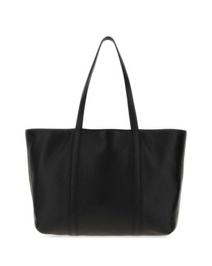 Jil Sander Foro Mini Tote Handbag - Black