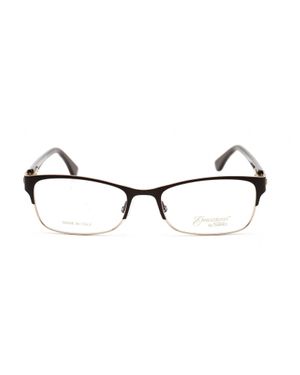 Emozioni Sleek Rectangular Eyeglasses - Brown