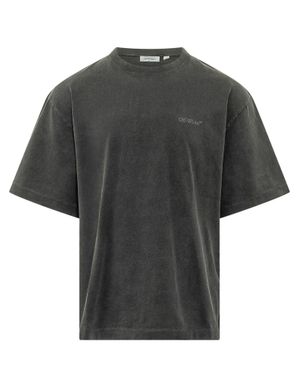 Off-White c/o Virgil Abloh Rugs Arrow Graphic Tee - Gray