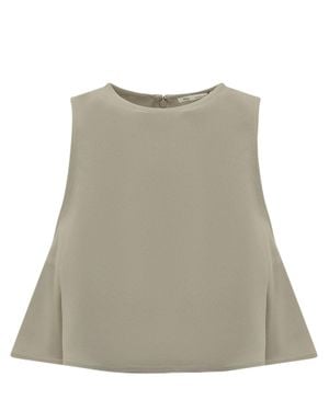 Ami Paris Relaxed Fit Top - Natural