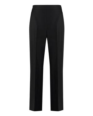 Gucci Flared Wool Pants For - Black