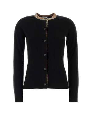 Burberry Margot Mini Wool & Cotton Knit Sweater - Black