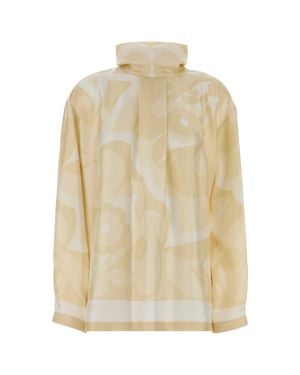 Carven Silk Blouse - Natural