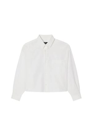 A.P.C. A. P.C. Sophia Logo Button-Down Shirt - White