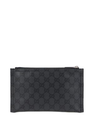 Gucci Mini Monogram Pouch Handbag - Gray