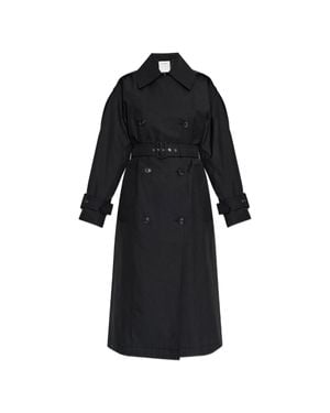 Sportmax Double-Breasted Closure With Fabric Belt - Black