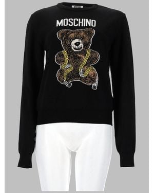 Moschino Graphic Logo Sweatshirt - Black