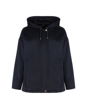 Max Mara Sweater In Wool Fabric - Blue