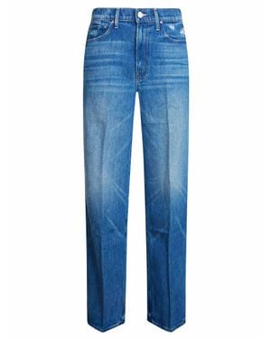 Mother The Ditcher Roller Zip Skimp Mini Skirt - Blue