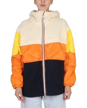 K-Way Claumix Sherpa Jacket - Orange