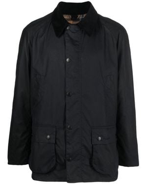 Barbour Classic Waxed Cotton Coat For - Black