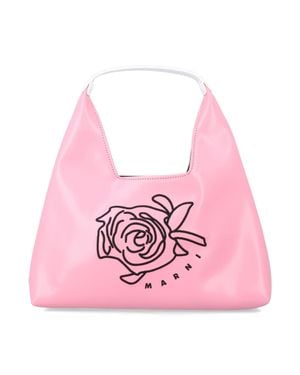 Marni Mini Chic Crossbody Bag - Pink