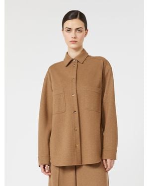 Max Mara Madino Camel Wool & Virgin Wool Jacket - Natural
