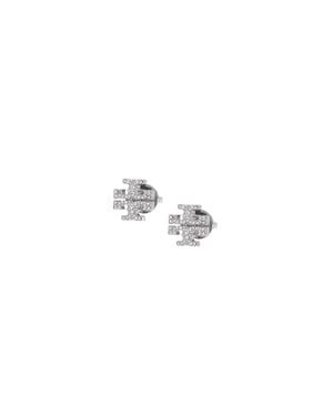 Tory Burch Bijoux Mini Earrings - White