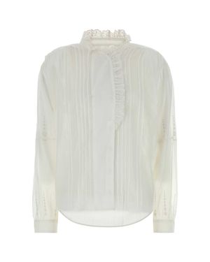 Isabel Marant Leota Cotton Shirt - White
