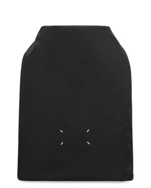 Maison Margiela Backpack Roll Up Polyamide Backpacks - Black