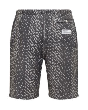Heron Preston Trendy Polka Dot Cotton Shorts - Gray