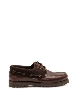 Barbour Deck Boat Lace-Up Shoes - Brown