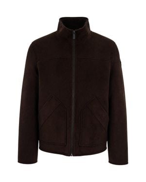 Colmar Zip-Up Stand Collar Jacket - Black